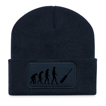 réparateur / réparation / réparer / bricolage - Beanie recyclé à patch - bleu marine - Devant