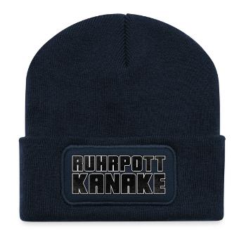 Ruhrpott Kanake - Recycelte Patch Beanie - French Navy - Vorne