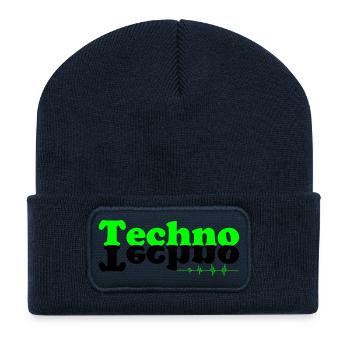 Techno kontiki - Recycled Patch Beanie - french navy - Front