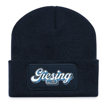 Giesing est. 790 Retro Giasing München Minga 089 - Recycelte Patch Beanie - French Navy - Vorne