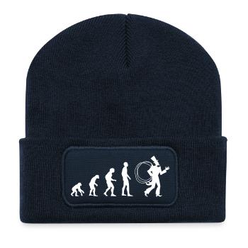 schornsteinfeger_rauchfangkehrer_chimney_sweepe - Recycelte Patch Beanie - French Navy - Vorne