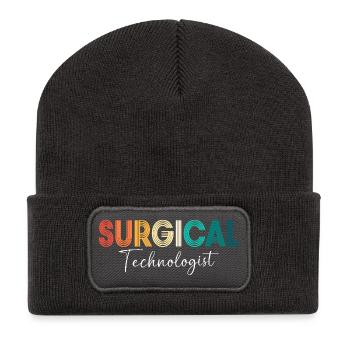 Surgery Surgeon CTA - Recycled Patch Beanie - dark grey - Front