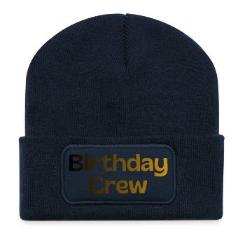 Birthday Crew - Recycled Patch Beanie - french navy - Front