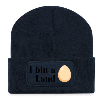 I'm a country bumpkin - Recycled Patch Beanie - french navy - Front