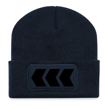 arrow - Recycled Patch Beanie - french navy - Front