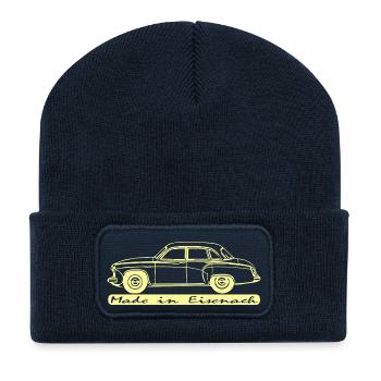Wartburg 311 W311 W312 EM - Recycelte Patch Beanie - French Navy - Vorne