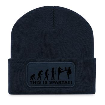 evolution_soccer2 - Recycelte Patch Beanie - French Navy - Vorne