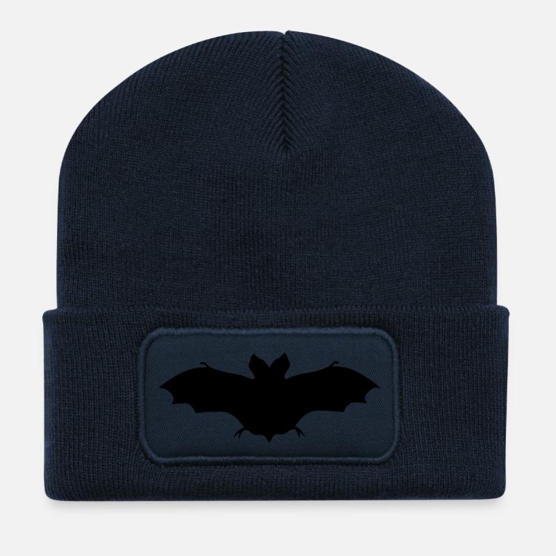 fledermaus - Recycelte Patch Beanie - French Navy