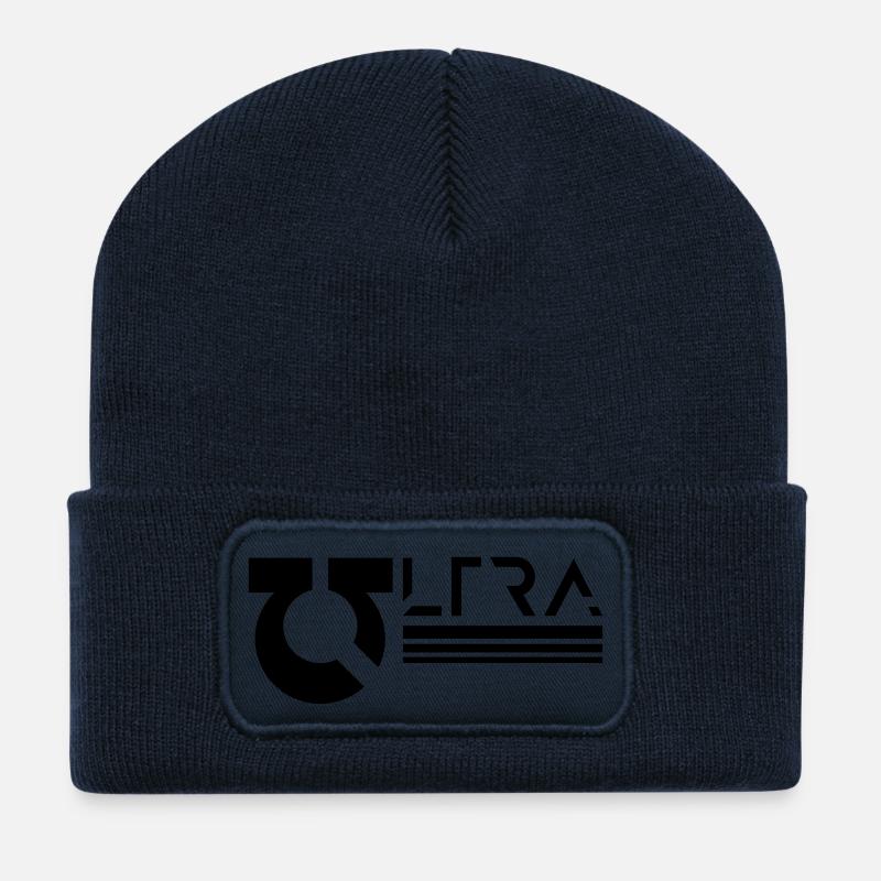 ultramarines - Recycelte Patch Beanie - French Navy