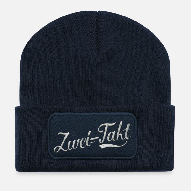 Zweitakt - Recycelte Patch Beanie - French Navy