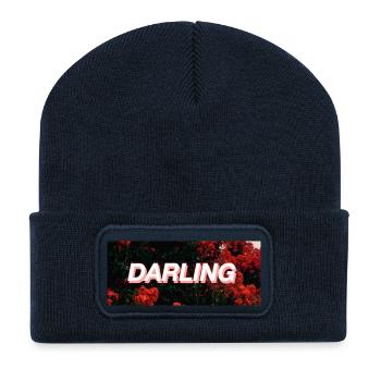 Liebling - Recycelte Patch Beanie - French Navy - Vorne
