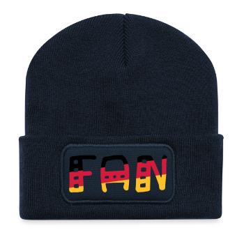 FAN - Shirt Germany - Recycled Patch Beanie - french navy - Front