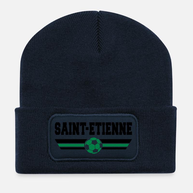Saint-Etienne Football - Recycled Patch Beanie - french navy