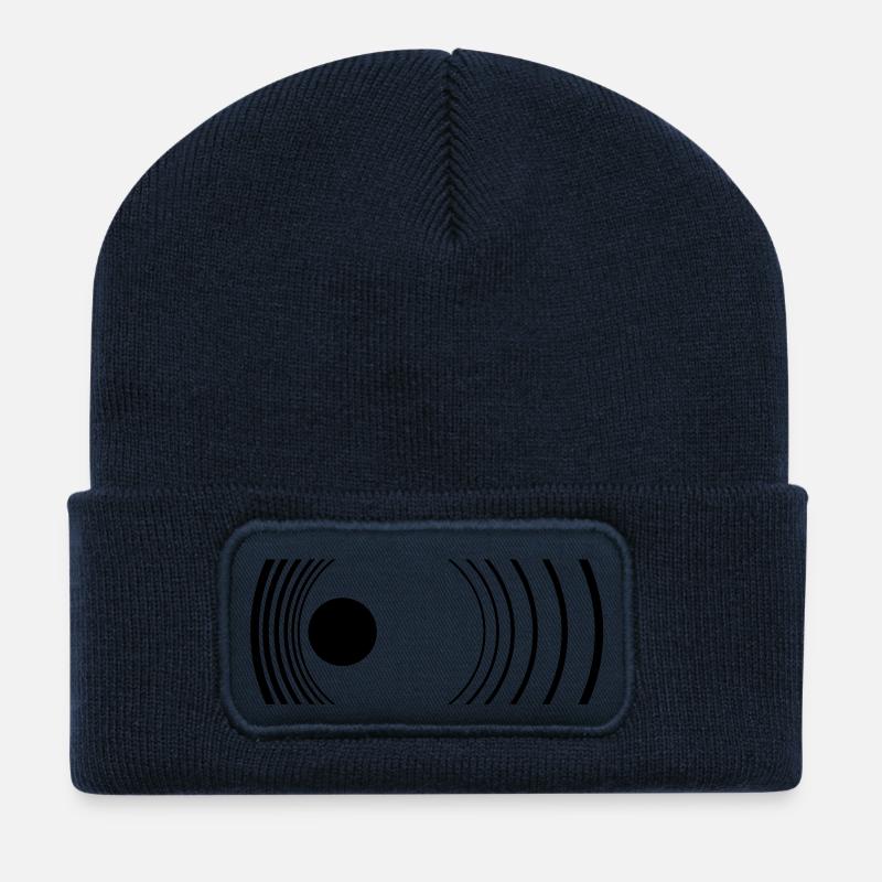 doppler effect - Recycled Patch Beanie - french navy
