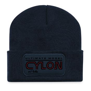 Ultimate model cylon n°14: YOU - Recycelte Patch Beanie - French Navy - Vorne