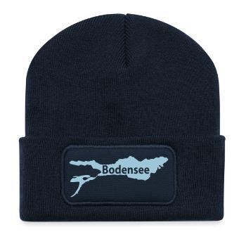 bodensee - Recycelte Patch Beanie - French Navy - Vorne