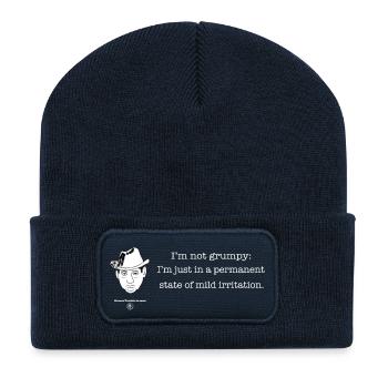 Mild irritation - Recycled Patch Beanie - french navy - Front