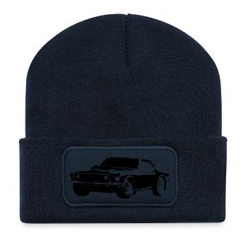 blockedTitle - Recycelte Patch Beanie - French Navy - Vorne