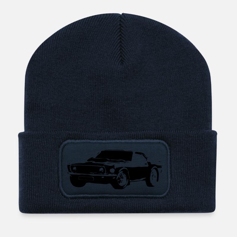 blockedTitle - Recycelte Patch Beanie - French Navy