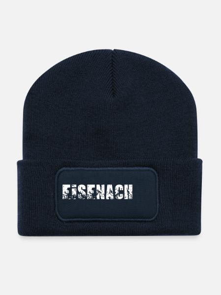 Eisenach - Recycelte Patch Beanie - French Navy