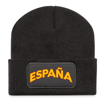 Spain 5 - Recycled Patch Beanie - dark grey - Front