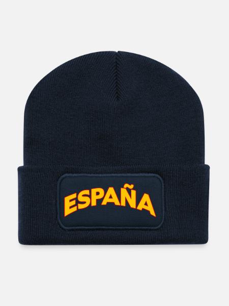 Spanien 5 - Recycelte Patch Beanie - French Navy