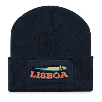 Lisbon Portugal, Lisbon festivals, sardines - Recycled Patch Beanie - french navy - Front