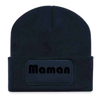 MOM. MOTHER's DAY. HAPPY MOTHER'S BIRTHDAY - Recycled Patch Beanie - french navy - Front