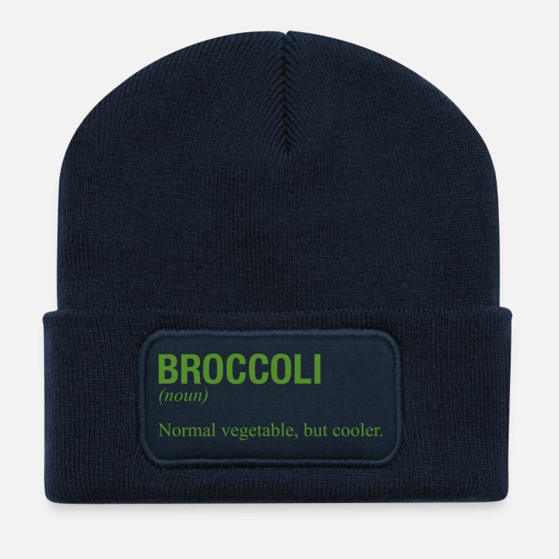 BROCCOLI Brokkoli - Recycelte Patch Beanie - French Navy