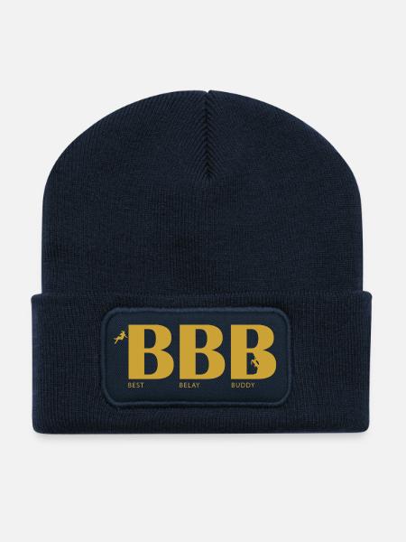 Best Belay Buddy - Recycled Patch Beanie - french navy