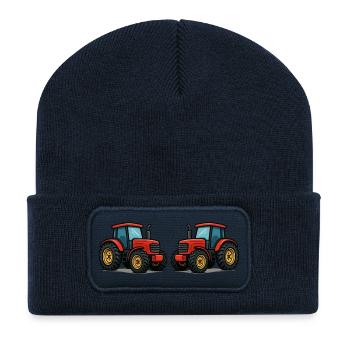 Tractor - Recycled Patch Beanie - french navy - Front