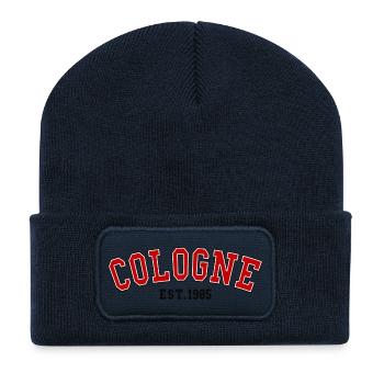 Cologne_Est_1985 - Recycelte Patch Beanie - French Navy - Vorne