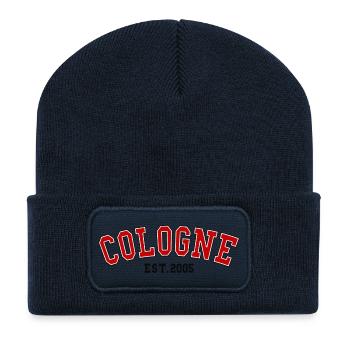 Köln Est.2005 - Recycelte Patch Beanie - French Navy - Vorne