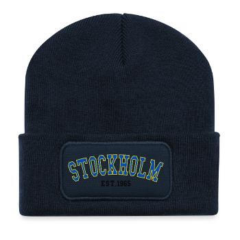 Stockholm Est.1965 - Recycelte Patch Beanie - French Navy - Vorne
