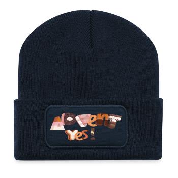 Advent Letters Made of Sugar - Recycled Patch Beanie - french navy - Front