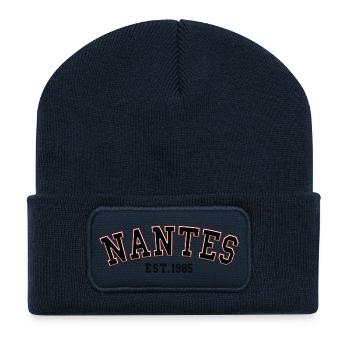 Nantes fondée en 1985 - Beanie recyclé à patch - bleu marine - Devant
