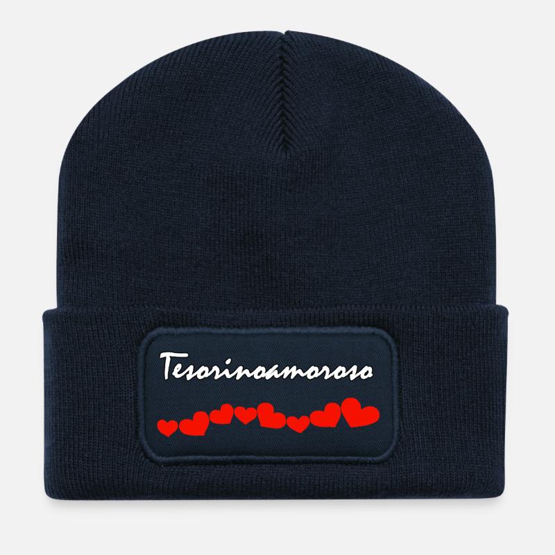 LIEBESTEMPERAMENT - Recycelte Patch Beanie - French Navy