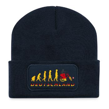 Cycling, Cycleball, Indoor Cycling, Evolution - Recycled Patch Beanie - french navy - Front