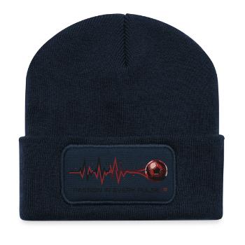 Pulse to Goal Soccer Passion - Recycled Patch Beanie - french navy - Front