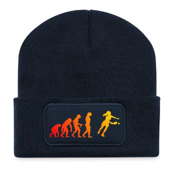 Idée cadeau pour un dresseur de pickleball pour son anniversaire - Beanie recyclé à patch - bleu marine - Devant