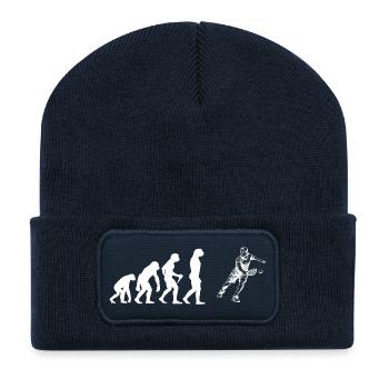 Joueurs de pickleball Les fans adorent les sports de pickleball - Beanie recyclé à patch - bleu marine - Devant