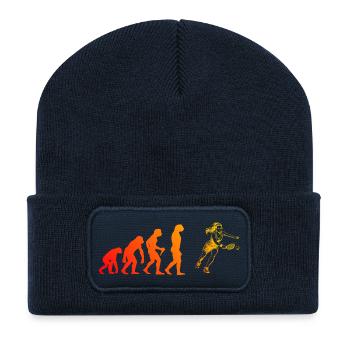 Idée des joueurs de pickleball pour les fans d’athlètes de pickleball - Beanie recyclé à patch - bleu marine - Devant
