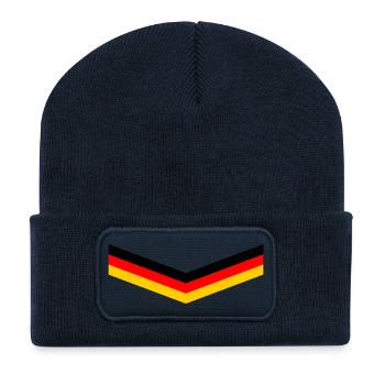 ALLEMAGNE ALLEMAGNE EUROPE FAN DE SPORT ALLEMAND - Beanie recyclé à patch - bleu marine - Devant