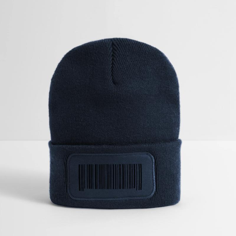 Strichcode Recycelte Patch Beanie