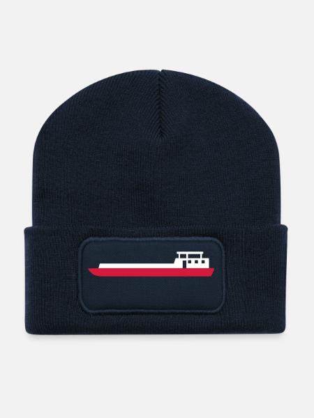 Frachter, 2fb - Recycelte Patch Beanie - French Navy