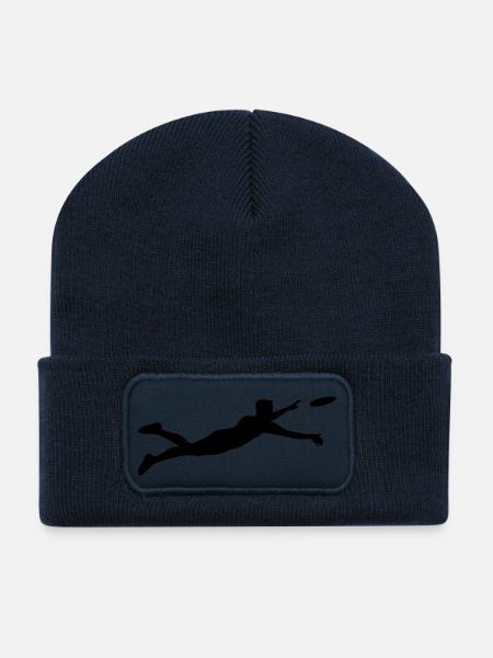 Ultimate Frisbee Player 1c - Recycelte Patch Beanie - French Navy