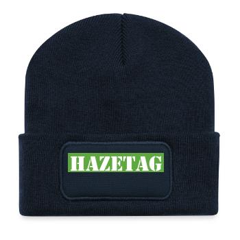 Hazetag - Recycelte Patch Beanie - French Navy - Vorne