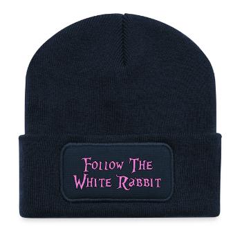 Follow The White Rabbit - Recycelte Patch Beanie - French Navy - Vorne