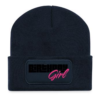 birthday girl - Recycled Patch Beanie - french navy - Front