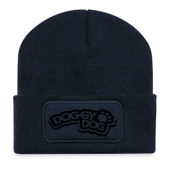 doggy_dog_1__f1 - Recycelte Patch Beanie - French Navy - Vorne